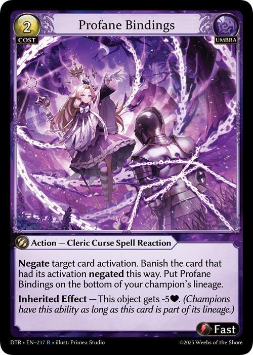 Profane Bindings - Distorted Reflections - 217 - - NM
