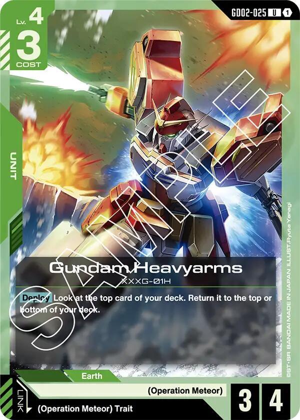 Gundam Heavyarms - Dual Impact - GD02-025 - NM