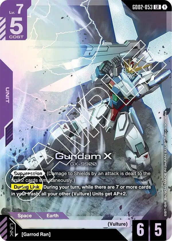 Gundam X - Dual Impact - GD02-053 - Holo - NM
