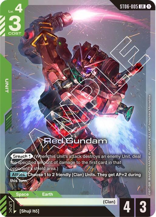 Red Gundam - Starter Deck 06: Clan Unity - ST06-005 - Holo - NM