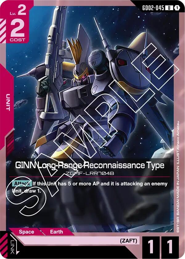 GINN Long Range Reconnaissance Type - Dual Impact - GD02-045 - NM