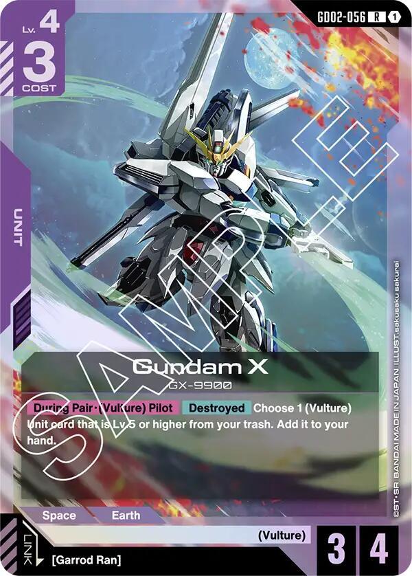 Gundam X GD02 056 - Dual Impact - GD02-056 - Holo - NM