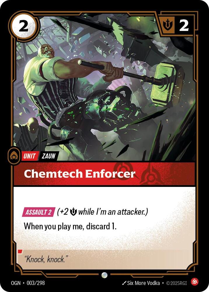 Chemtech Enforcer - Origins - 003/298 - Foil - NM