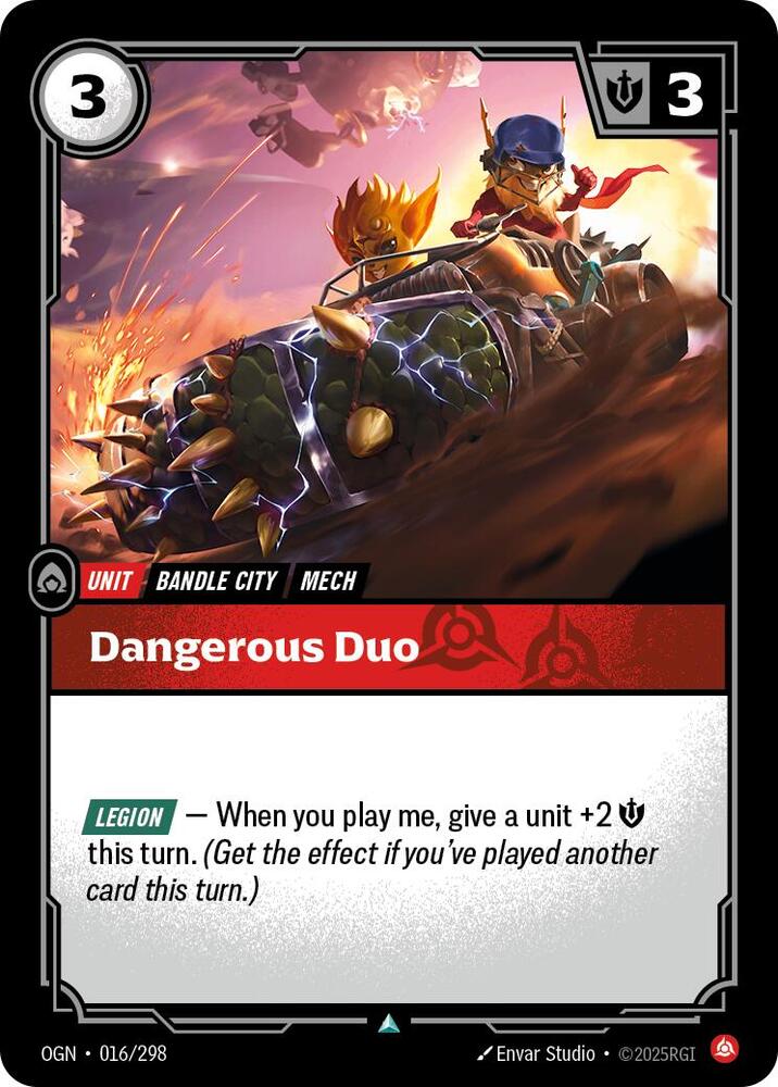Dangerous Duo - Origins - 016/298 - Foil - NM