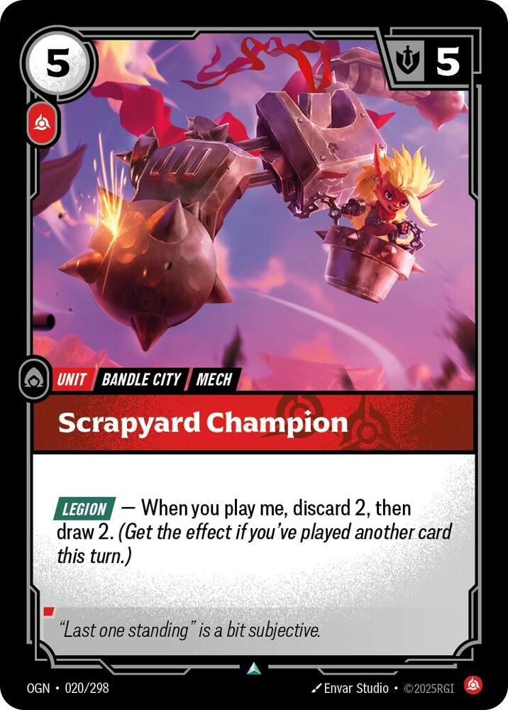 Scrapyard Champion - Origins - 020/298 - Foil - NM