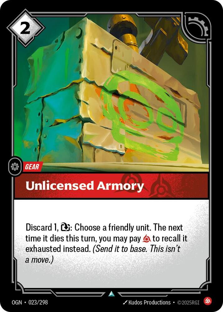 Unlicensed Armory - Origins - 023/298 - Foil - NM