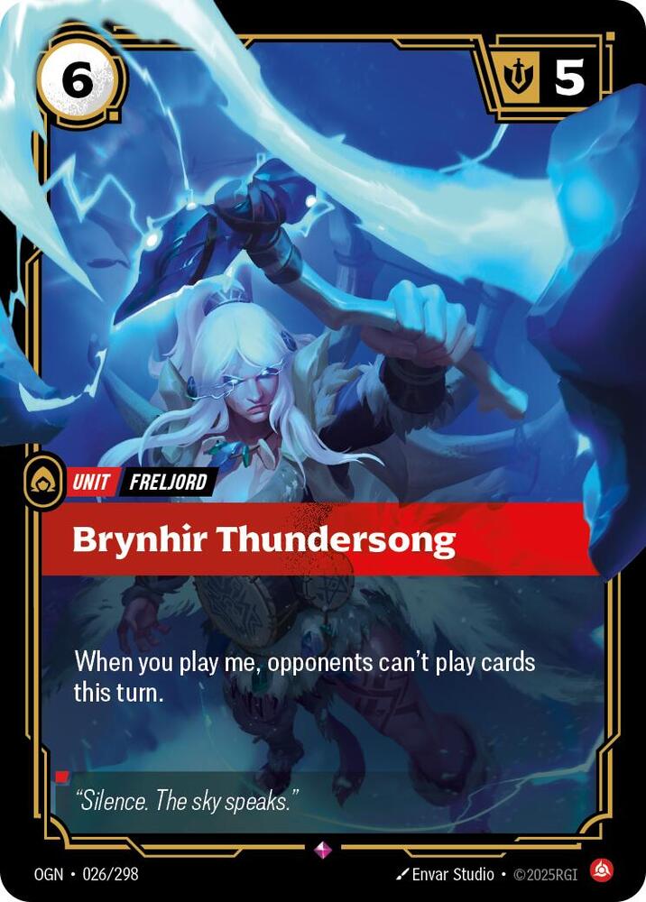 Brynhir Thundersong - Origins - 026/298 - Foil - NM