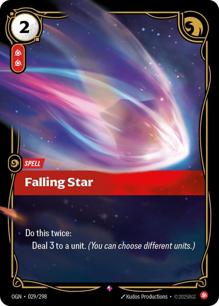 Falling Star - Origins - 029/298 - Foil - NM