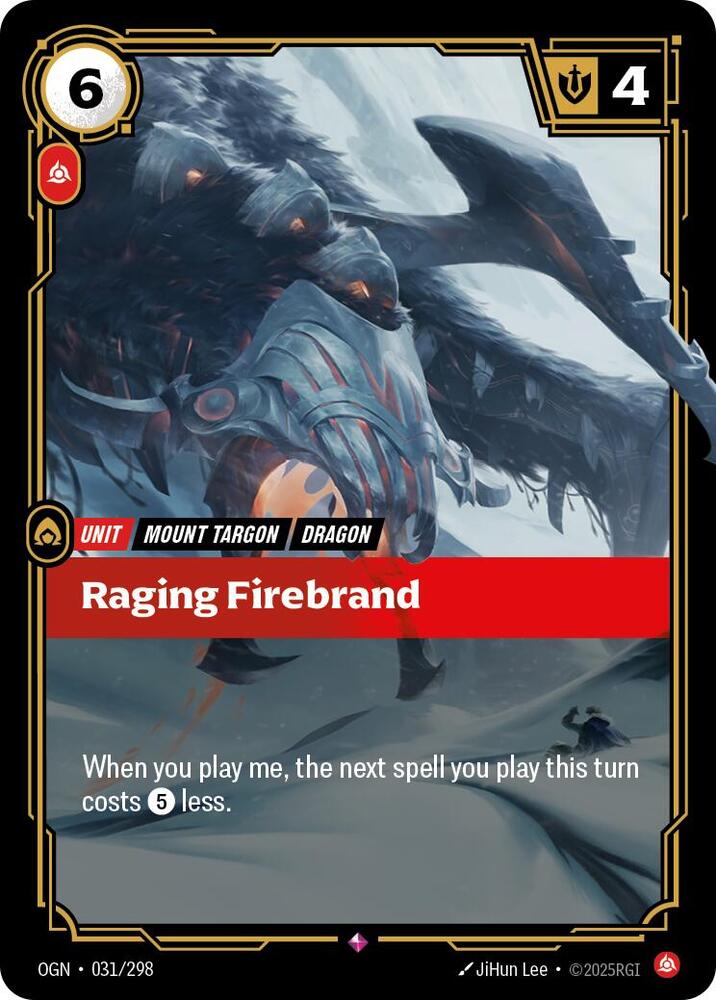 Raging Firebrand - Origins - 031/298 - Foil - NM