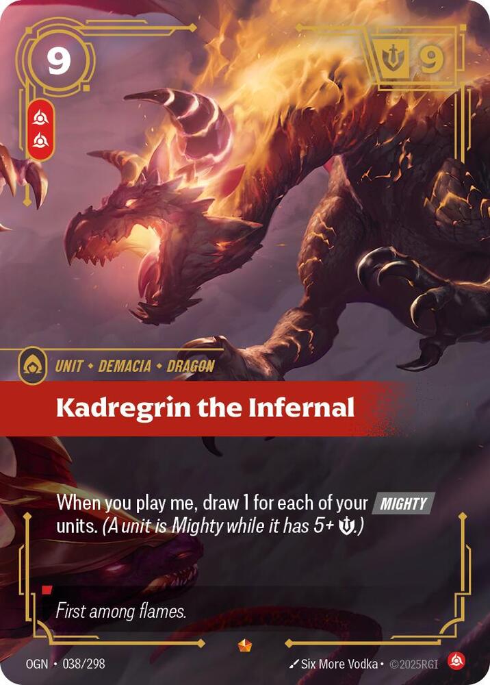Kadregrin the Infernal - Origins - 038/298 - Foil - NM