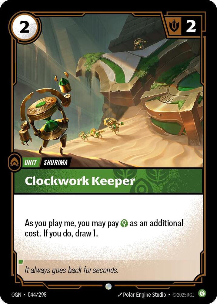 Clockwork Keeper - Origins - 044/298 - Foil - NM