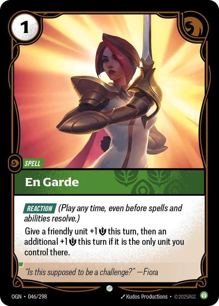 En Garde - Origins - 046/298 - Foil - NM