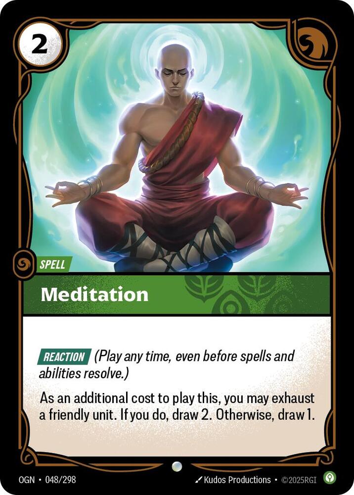 Meditation - Origins - 048/298 - - NM