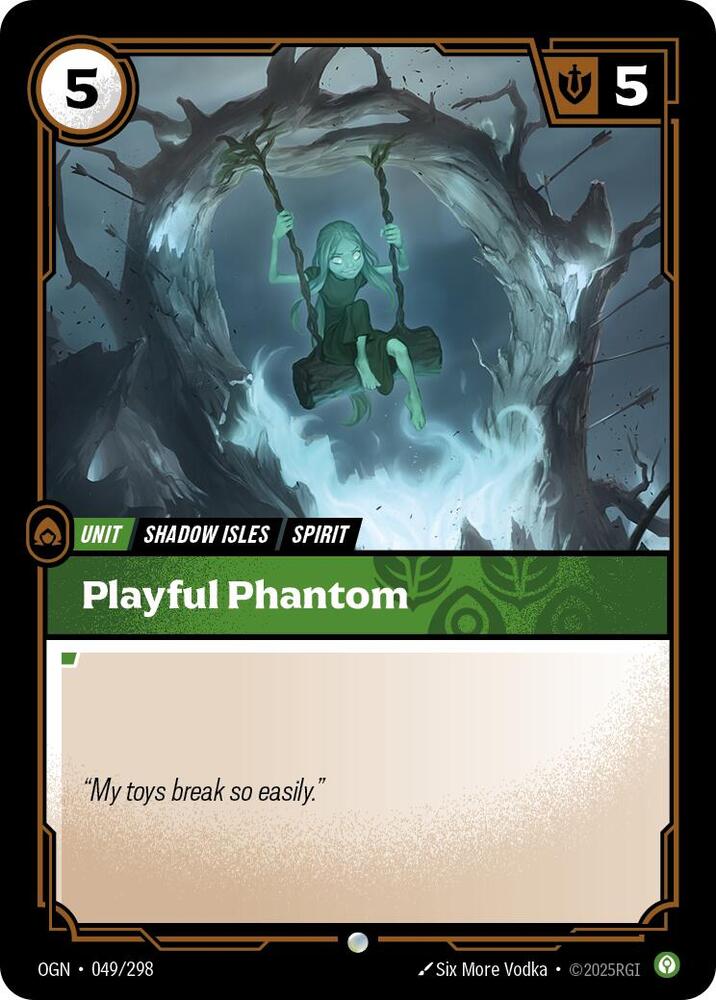 Playful Phantom - Origins - 049/298 - Foil - NM