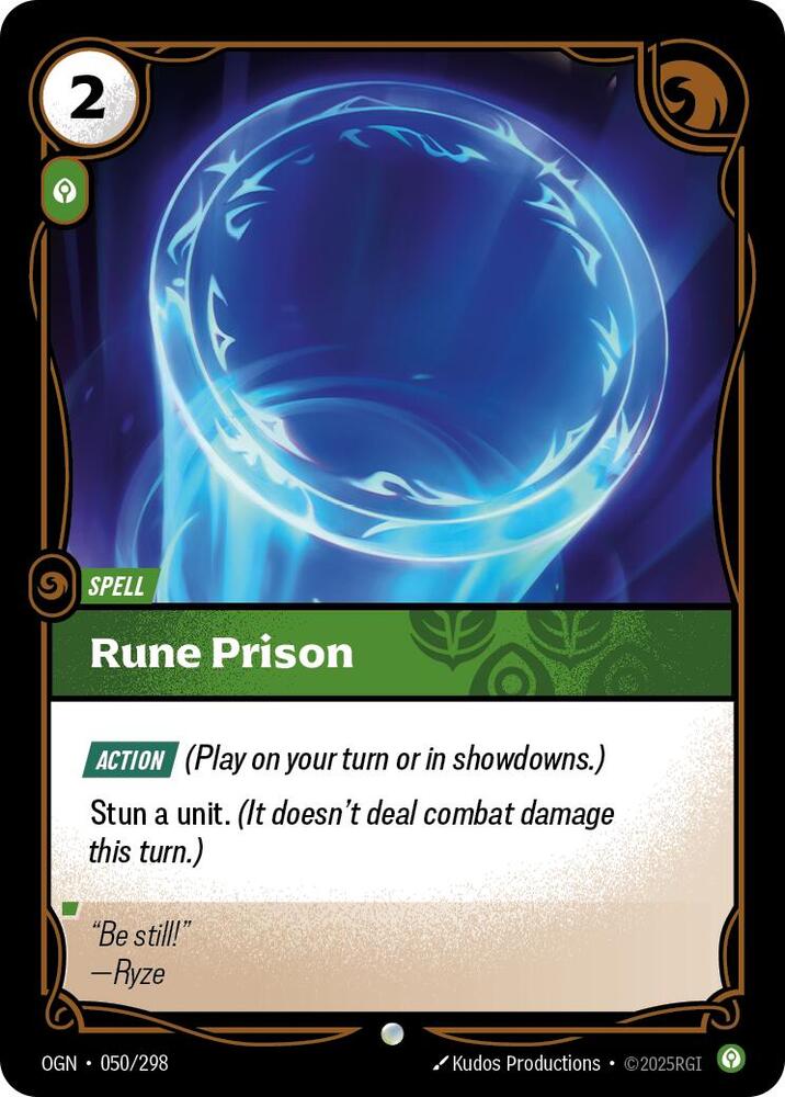 Rune Prison - Origins - 050/298 - - NM