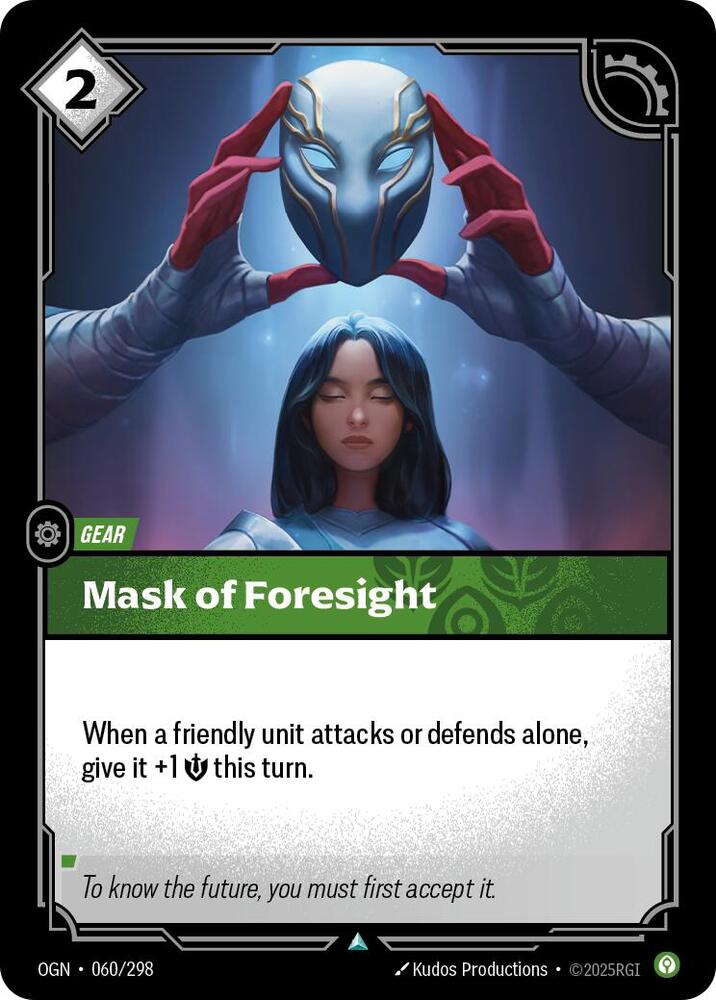 Mask of Foresight - Origins - 060/298 - Foil - NM