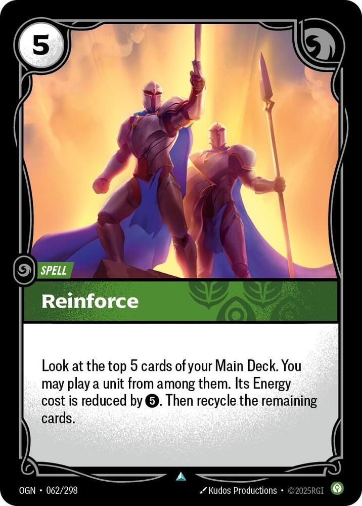 Reinforce - Origins - 062/298 - - NM