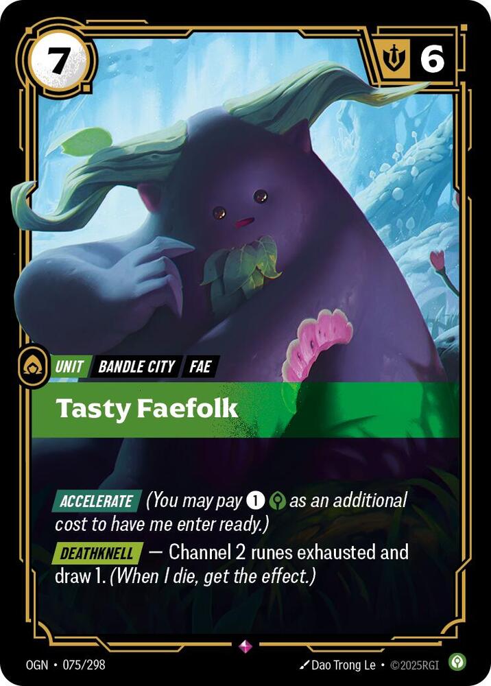 Tasty Faefolk - Origins - 075/298 - Foil - NM
