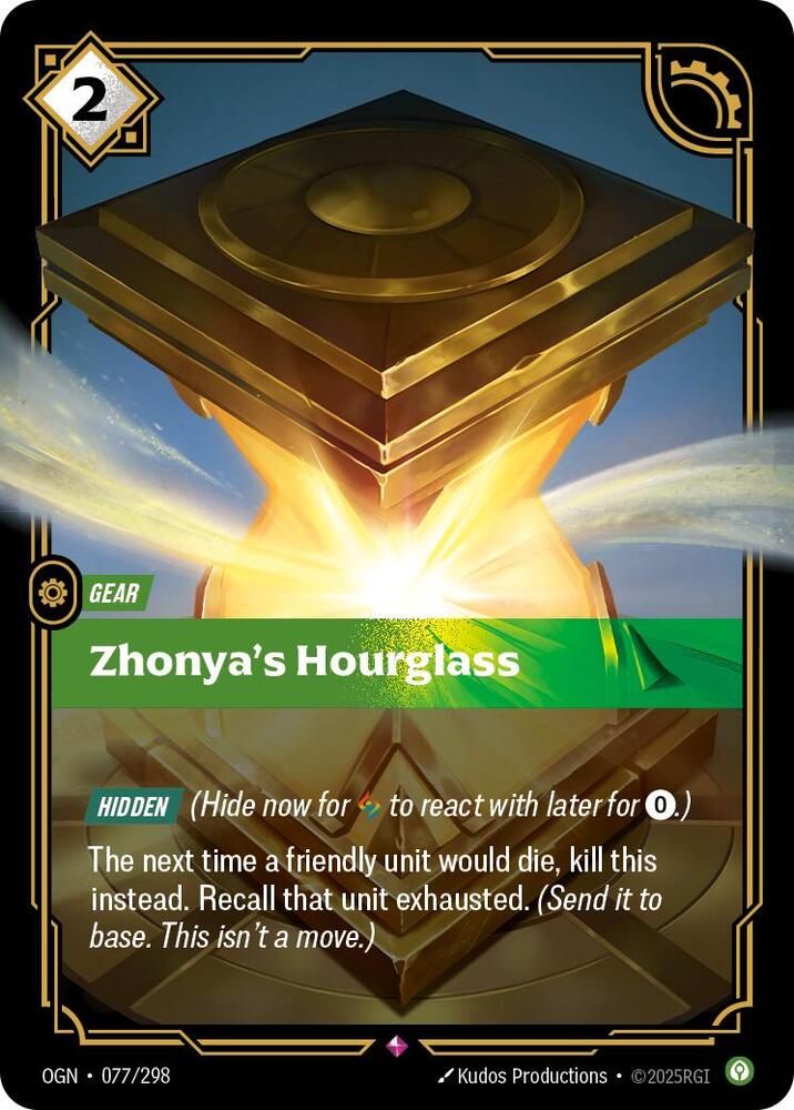 Zhonya's Hourglass - Origins - 077/298 - Foil - NM