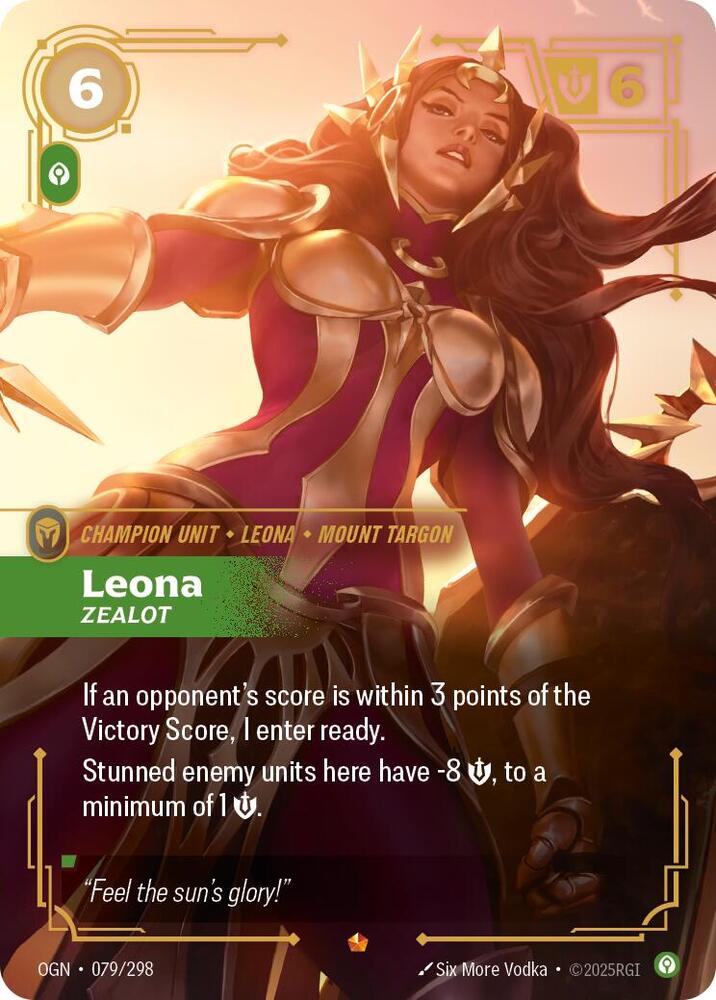 Leona, Zealot - Origins - 079/298 - Foil - NM