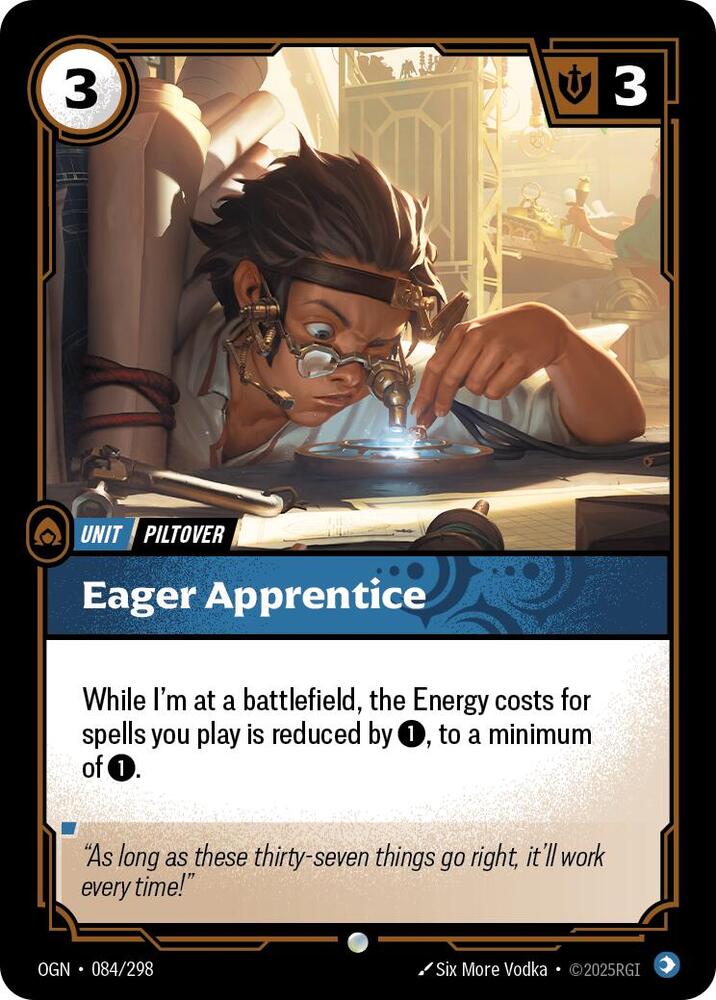 Eager Apprentice - Origins - 084/298 - Foil - NM