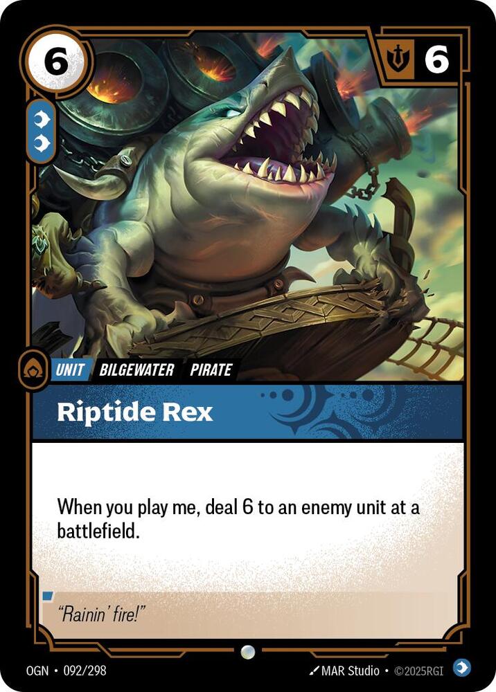 Riptide Rex - Origins - 092/298 - - NM