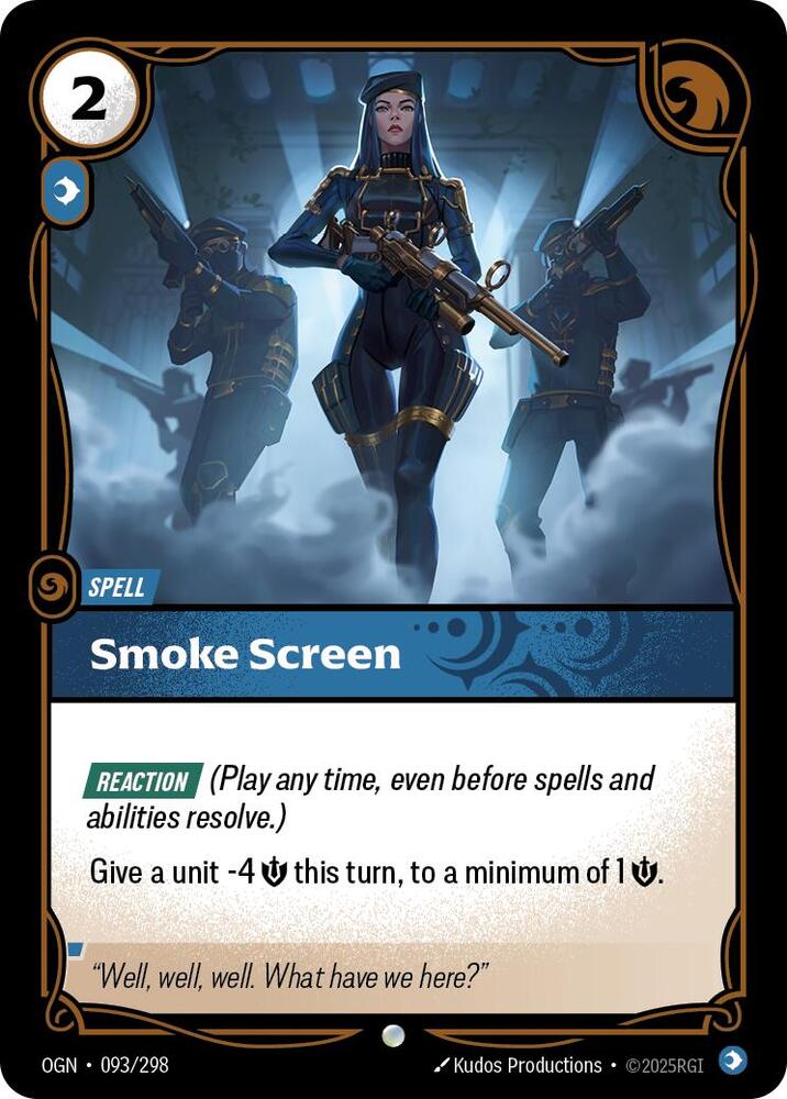 Smoke Screen - Origins - 093/298 - Foil - NM