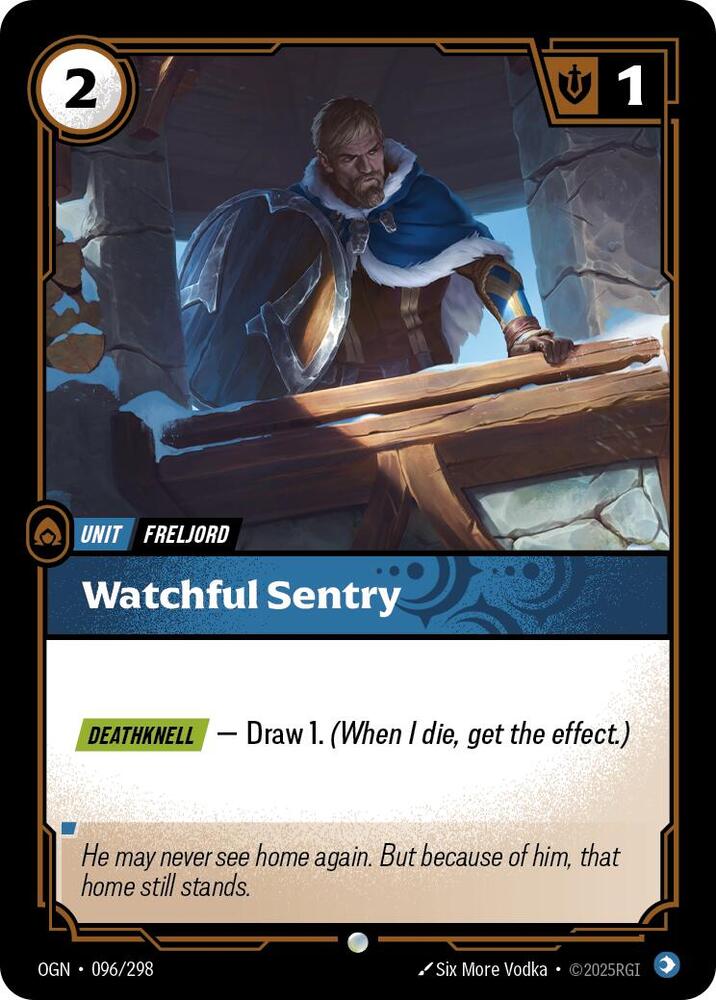 Watchful Sentry - Origins - 096/298 - Foil - NM