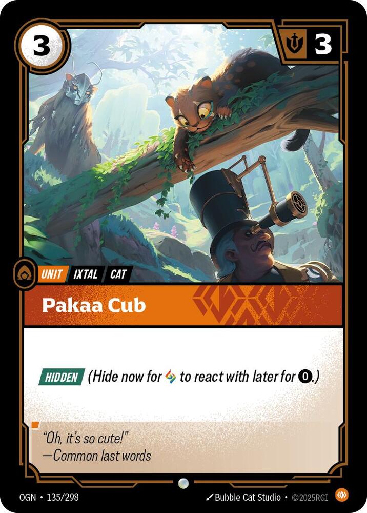 Pakaa Cub - Origins - 135/298 - Foil - NM