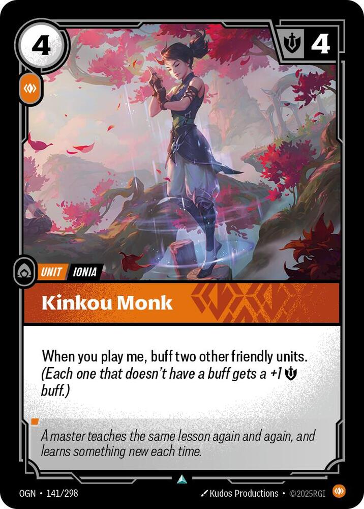 Kinkou Monk - Origins - 141/298 - Foil - NM