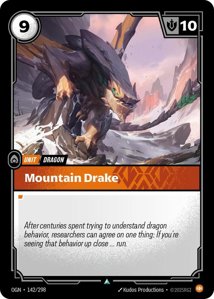 Mountain Drake - Origins - 142/298 - Foil - NM