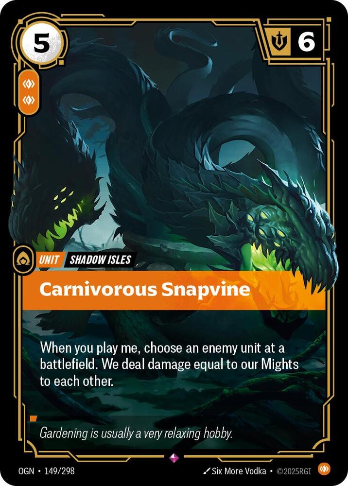 Carnivorous Snapvine - Origins - 149/298 - Foil - NM