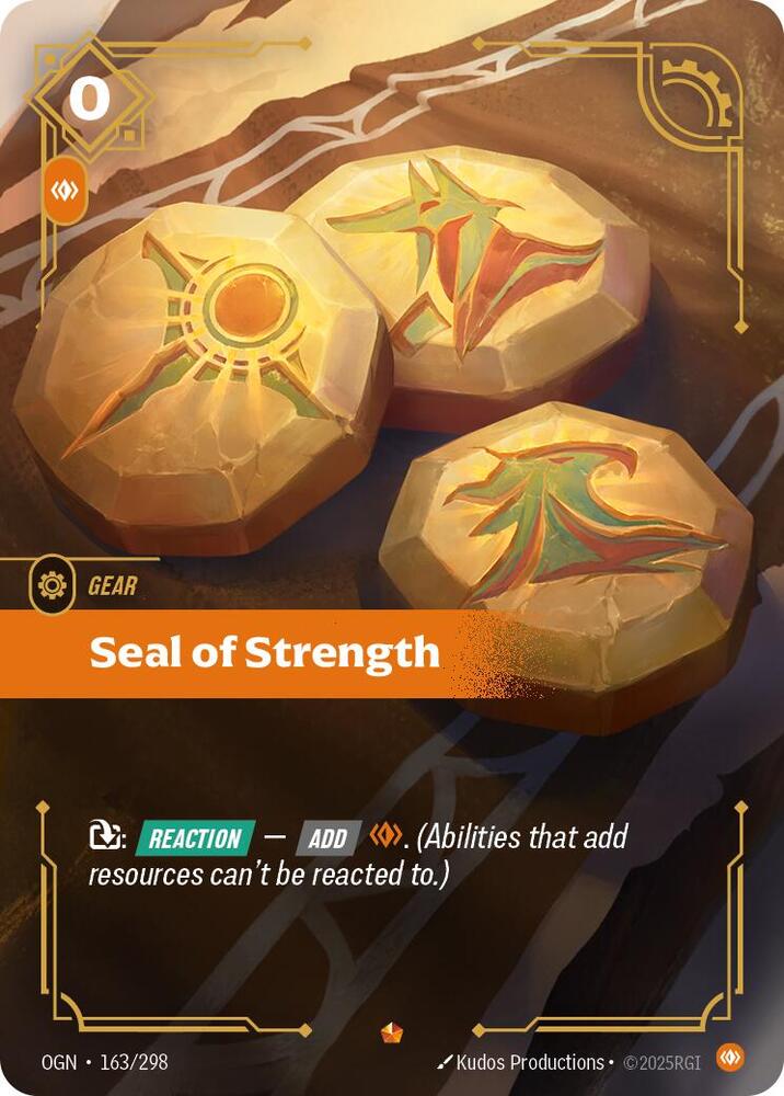 Seal of Strength - Origins - 163/298 - Foil - NM