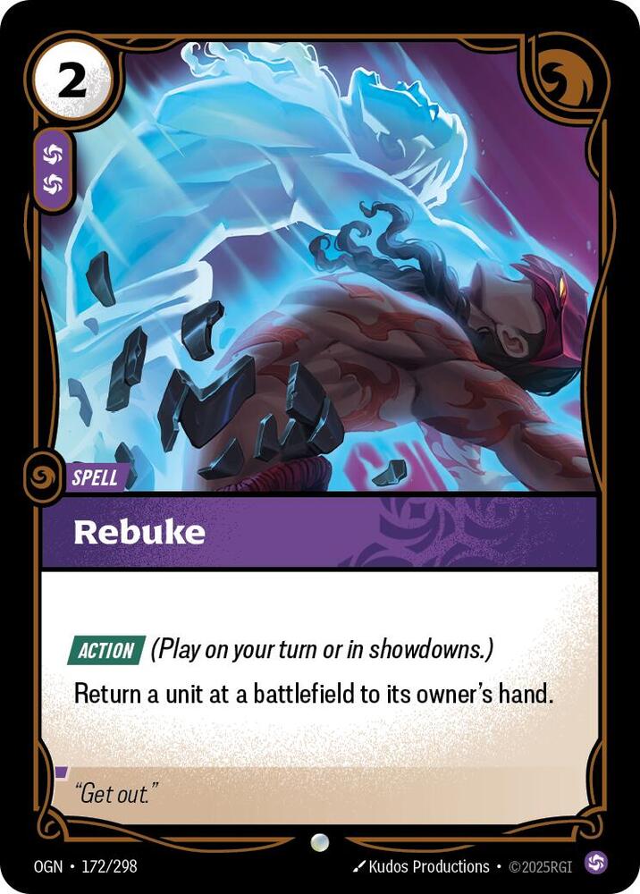 Rebuke - Origins - 172/298 - - NM