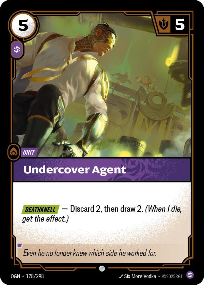 Undercover Agent - Origins - 178/298 - Foil - NM