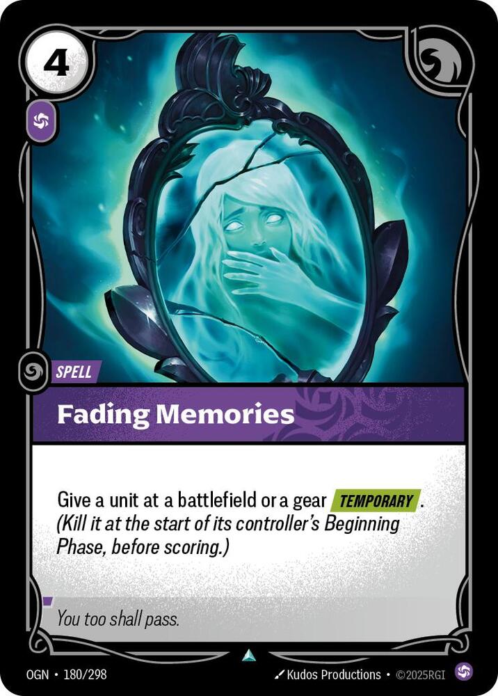 Fading Memories - Origins - 180/298 - Foil - NM