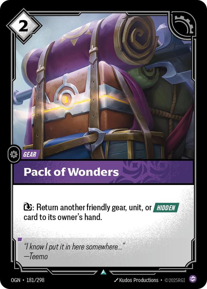Pack of Wonders - Origins - 181/298 - Foil - NM