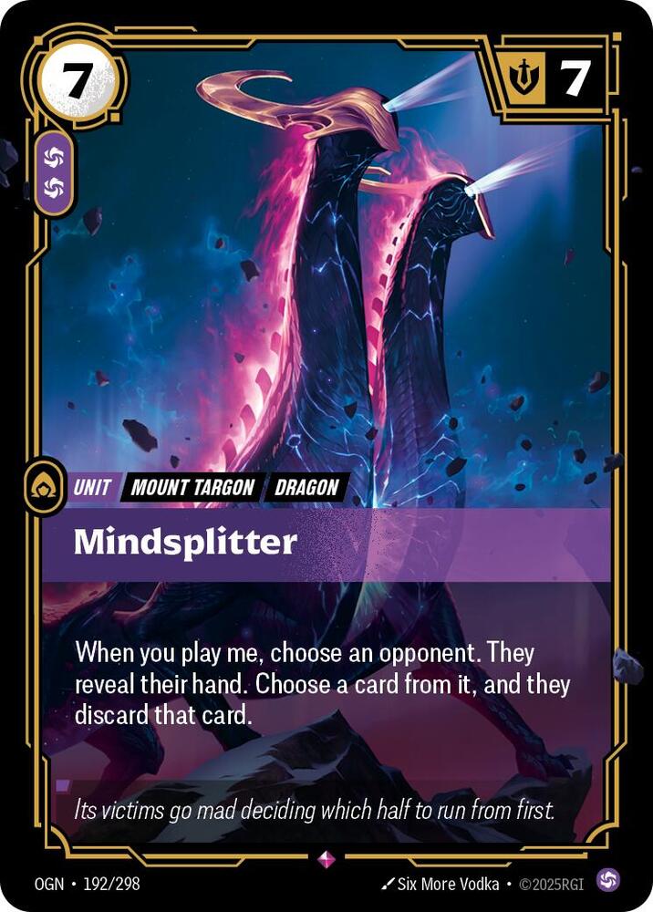 Mindsplitter - Origins - 192/298 - Foil - NM