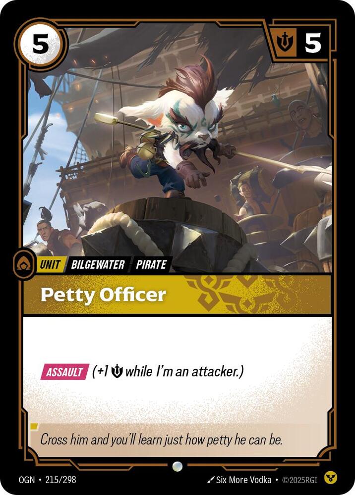 Petty Officer - Origins - 215/298 - Foil - NM