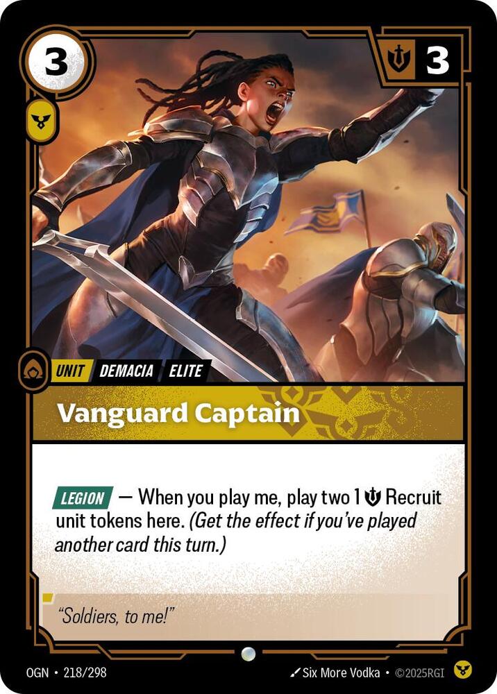 Vanguard Captain - Origins - 218/298 - Foil - NM