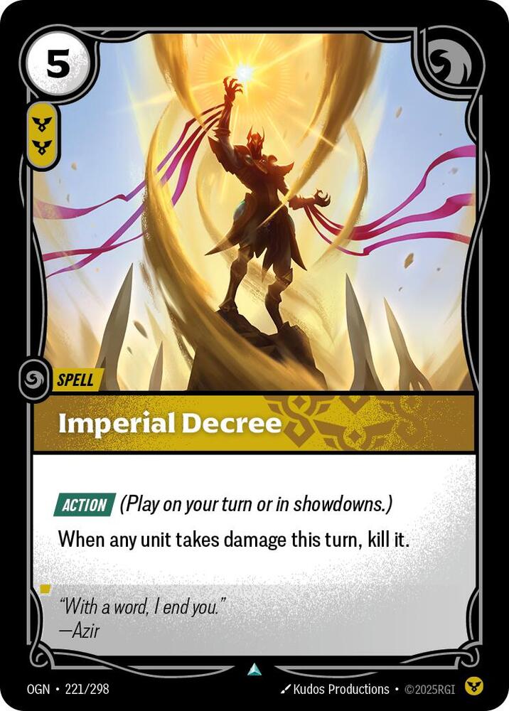 Imperial Decree - Origins - 221/298 - Foil - NM