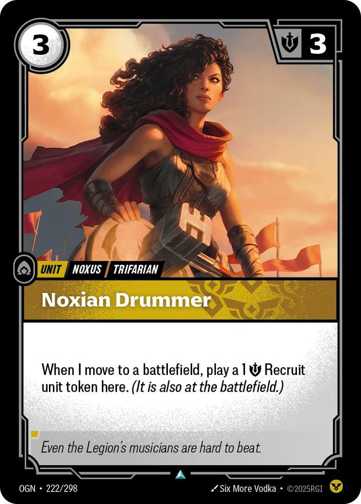 Noxian Drummer - Origins - 222/298 - - NM