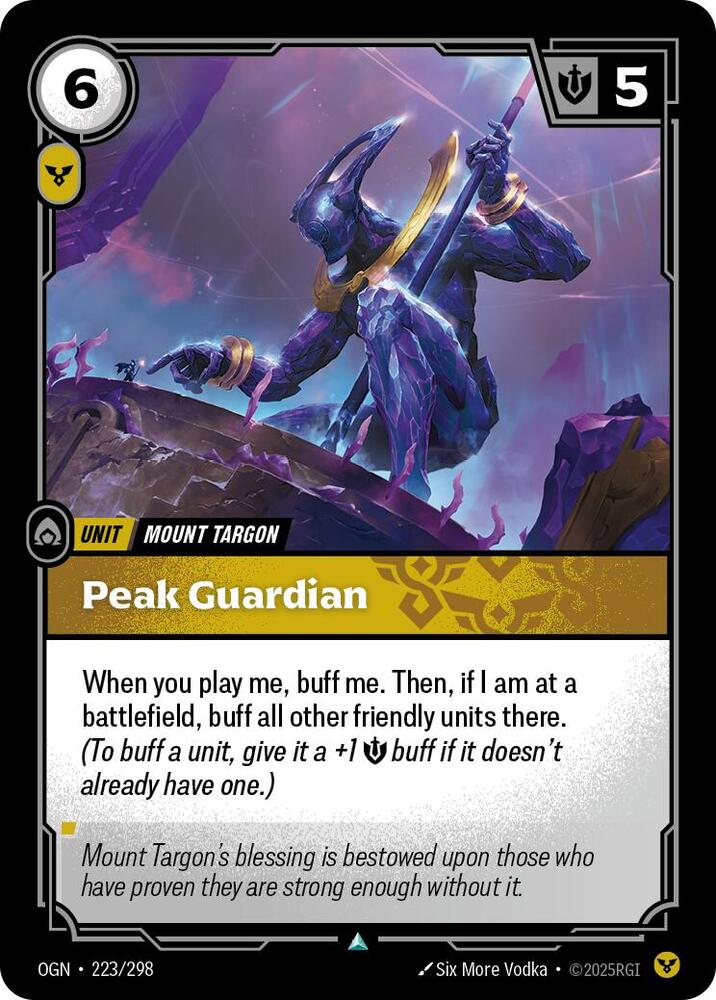 Peak Guardian - Origins - 223/298 - Foil - NM