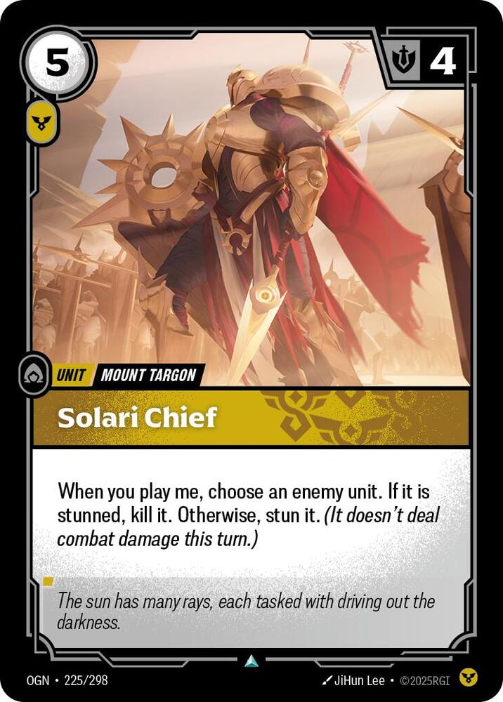 Solari Chief - Origins - 225/298 - Foil - NM