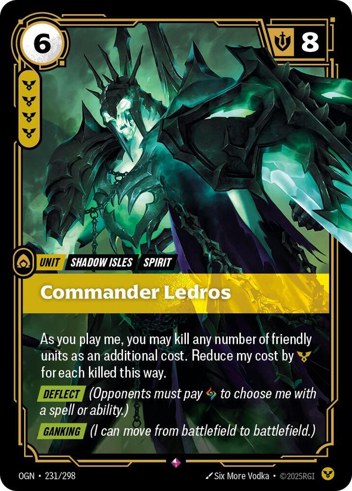 Commander Ledros - Origins - 231/298 - Foil - NM