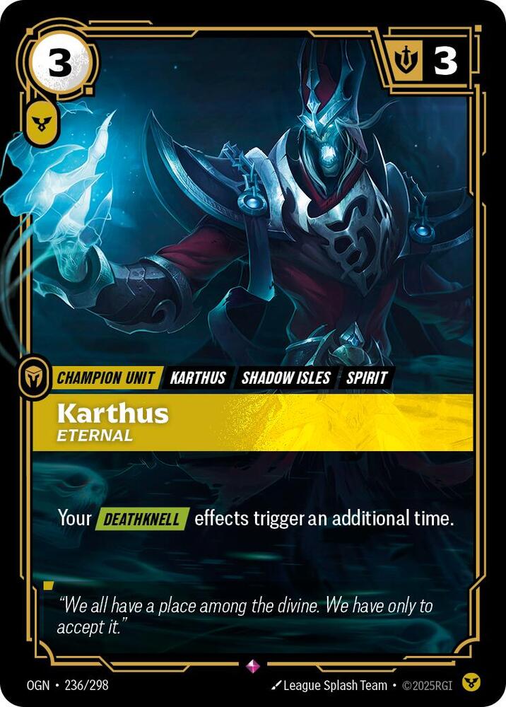 Karthus, Eternal - Origins - 236/298 - Foil - NM