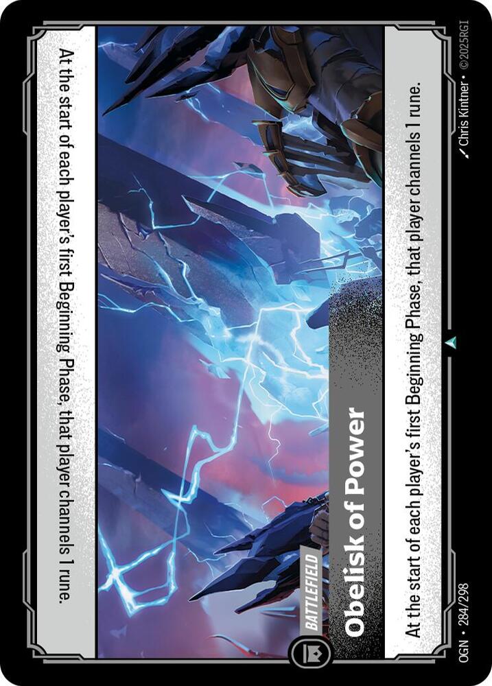 Obelisk of Power - Origins - 284/298 - Foil - NM