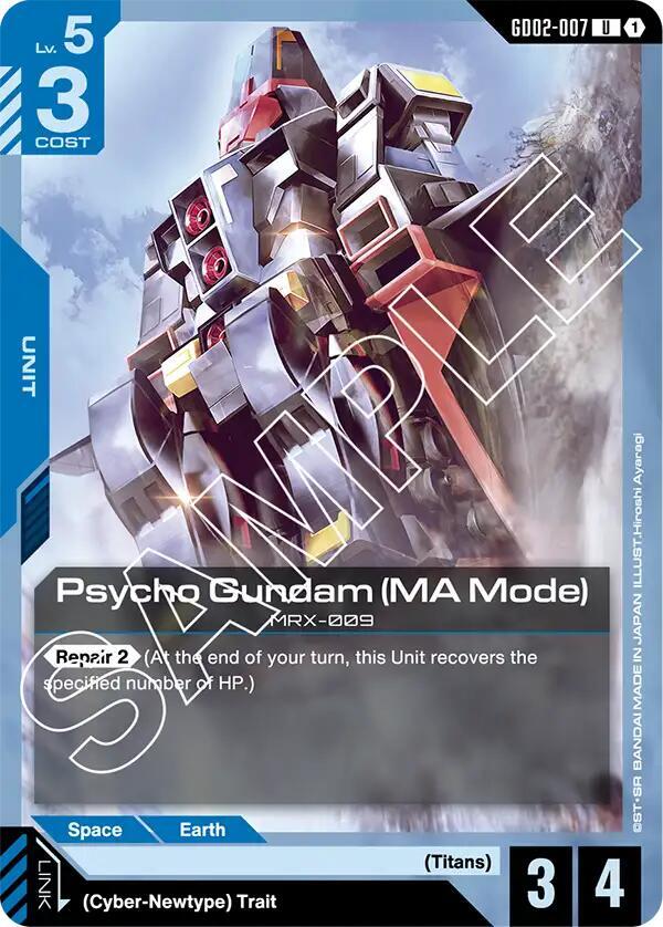Psycho Gundam MA Mode - Dual Impact - GD02-007 - NM