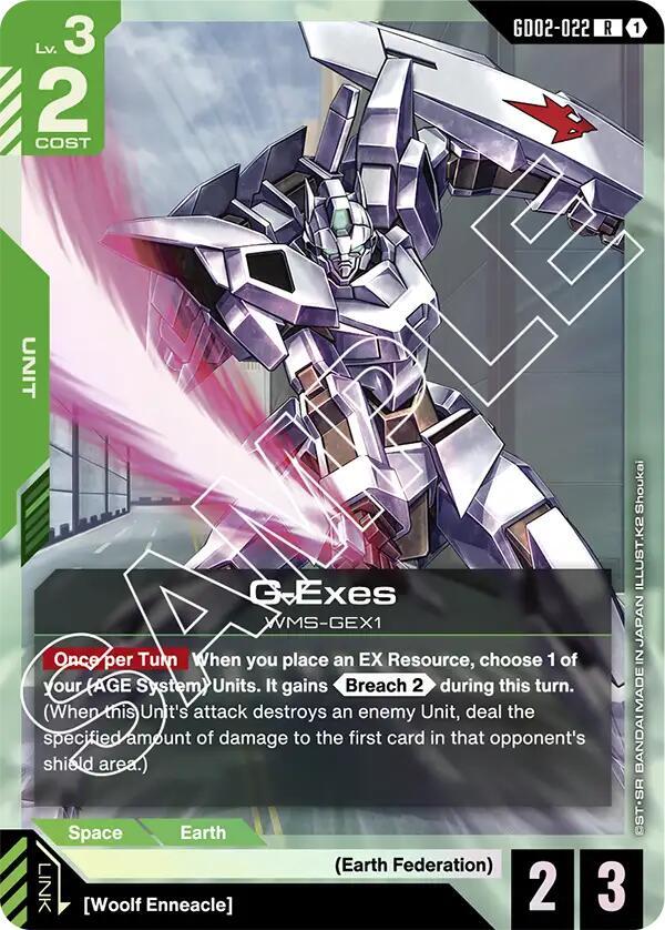 G Exes - Dual Impact - GD02-022 - Holo - NM
