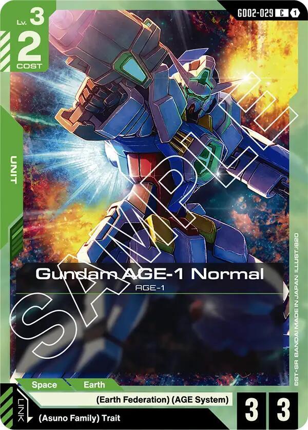 Gundam AGE 1 Normal GD02 029 - Dual Impact - GD02-029 - NM